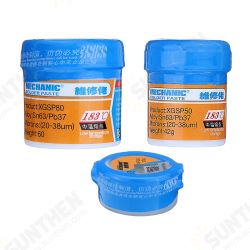 Solder Paste Room Temperature Melting Point 183℃ Flux Easy Welding Strong Medium Temperature Solder Paste Solder Paste Room Temperature Melting Point 183℃ Flux Easy Welding Strong Medium Temperature Solder Paste