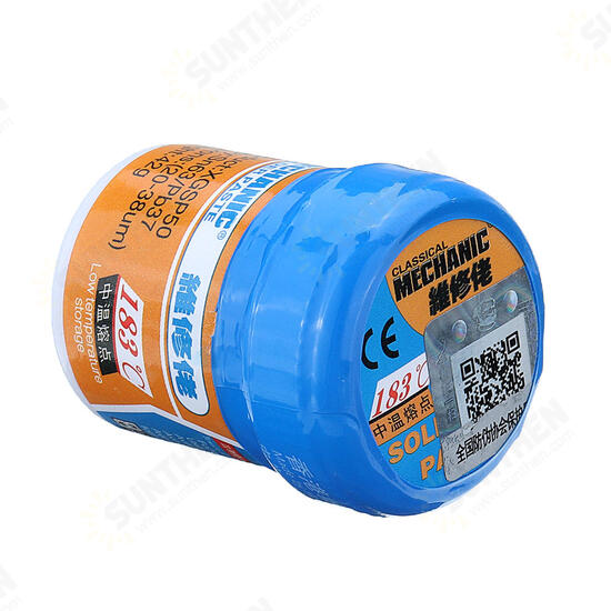 Solder Paste Room Temperature Melting Point 183℃ Flux Easy Welding Strong Medium Temperature Solder Paste