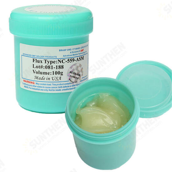 NC-559-ASM TPF Solder Flux Anti-Wet No-Clean 100g Cream Solder Flux NC-559-ASM TPF Solder Flux Anti-Wet No-Clean 100g Cream Solder Flux
