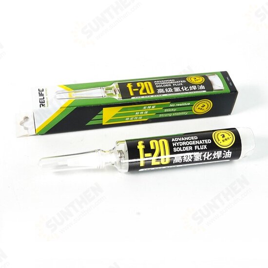 F-20 Solder Paste Flux Lead-Free NO-Clean SMD Soldering Flux for Phone Soldering PCB BGAA SMD Rework Repair Welding Oil