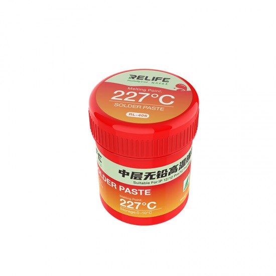 RL-406 227℃ High Temperature Lead-free Solder Paste for iPhone Huawei High-end Machine Motherboard Repair