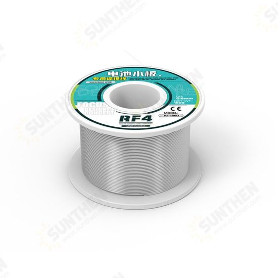 RF4 106D 0.6mm Soldering Tin Wire for 18650 Battery Metal Board Nickel Sheet Soldering For Mobile Phone Repair Tools