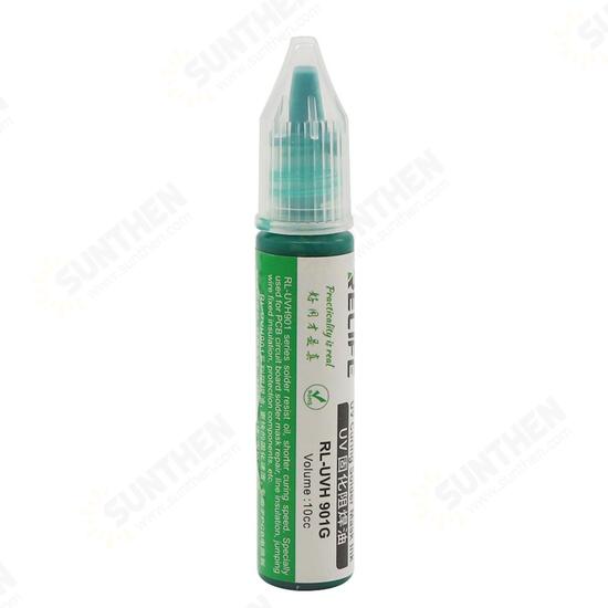 RL-UVH901G PCB UV Curable Solder Mask Ink for PCB BGA Circuit Board Protect Soldering Paste Flux Cream Welding Fluxes Oil RL-UVH901G PCB UV Curable Solder Mask Ink for PCB BGA Circuit Board Protect Soldering Paste Flux Cream Welding Fluxes Oil