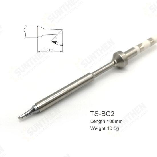 Replacement Black Chrome Tip Soldering Iron Tips for Digital LCD Soldering Iron