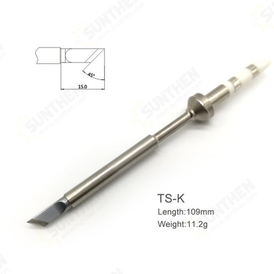 Replacement Black Chrome Tip Soldering Iron Tips for Digital LCD Soldering Iron