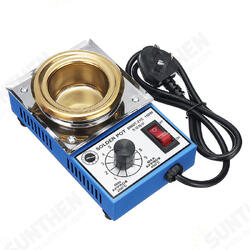 ST-21C 220V 150W Solder Pot Soldering Desoldering Bath Titanium Plate 50mm 200-450℃