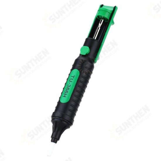 TU-366H+ Non-slip Solder Sucker Quality Hand Repair Tool Tin Extractor Solder Removal Tool Desoldering Equipment Solder Pump