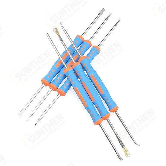 Toolour 6Pcs Solder Assist Precision Electronic Components Welding Grinding Cleaning Repair Tool Kit Assembly Work Hand Tool