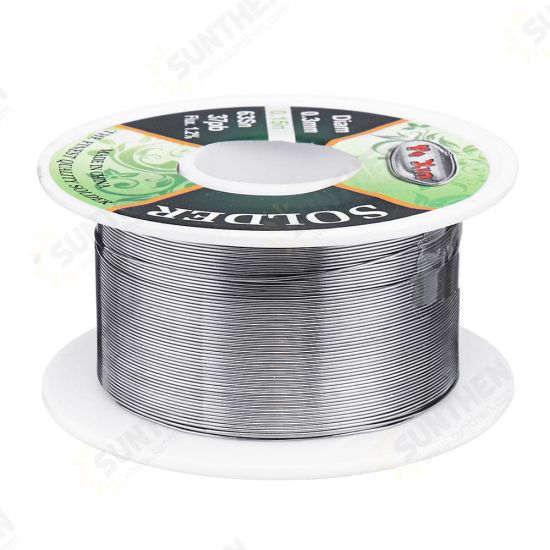 0.3mm Diam 63Sn 37Pb Tin Lead Melt Rosin Core Solder Wire Reel Flux 1.2%