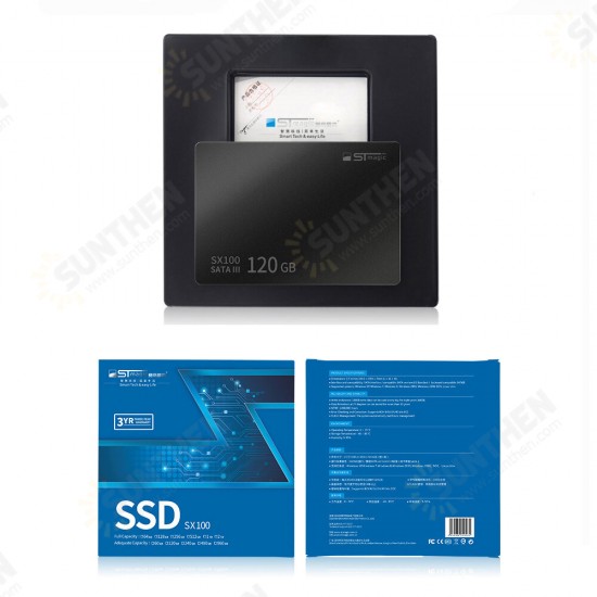 SX100 2.5 inch SATA3 SSD Solid State Drive 120GB 240GB 256GB 512GB 1TB HDD Internal Hard Disk for Notebook PC Desktop