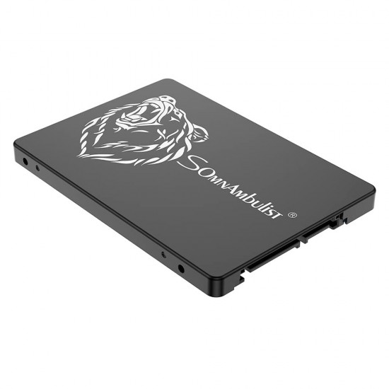 2.5 inch SATA III SSD 120GB/240GB/480GB/960GB TLC Nand Flash Solid State Drive Hard Disk for Laptop Desktop Computer Black Bear