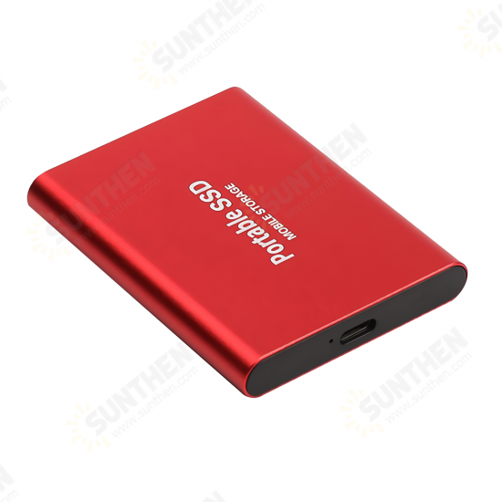 Type-C3.1 Gen1 MSATA Mobile SSD Solid State Drive 120 / 128 / 240 / 256 / 480 / 512GB Metal Solid State Disk Hard Drive