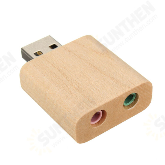 USB 2.0 External 7.1-Channel Audio Sound Card Adapter USB2.0 Full-Speed Sound Card 12Mbps For Windows XP/Win7/8