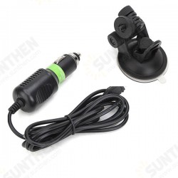 Suction Cup Bracket With 5V 1000mAh Car Charger For Gopro Hero 4 3 Mount SJ6000 SJCAM SJ4000 Action Camera Acc Suction Cup Bracket With 5V 1000mAh Car Charger For Gopro Hero 4 3 Mount SJ6000 SJCAM SJ4000 Action Camera Acc