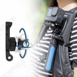 360° Rotation Backpack Shoulder Strap Mount Clip Quick Release Buckle Base Double J-hook for GoPro Hero 9 8 7 6 5 4 Insta360 DJI Osmo Action Camera 360° Rotation Backpack Shoulder Strap Mount Clip Quick Release Buckle Base Double J-hook for GoPro Hero 9 8 7 6 5 4 Insta360 DJI Osmo Action Camera