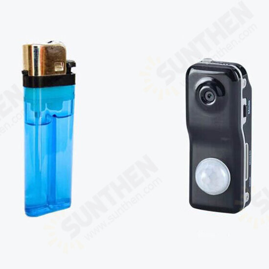 V9 480P Mini Vlog Camera Human Body Induction Drive Recorder Police Camera Wearable Body Camera