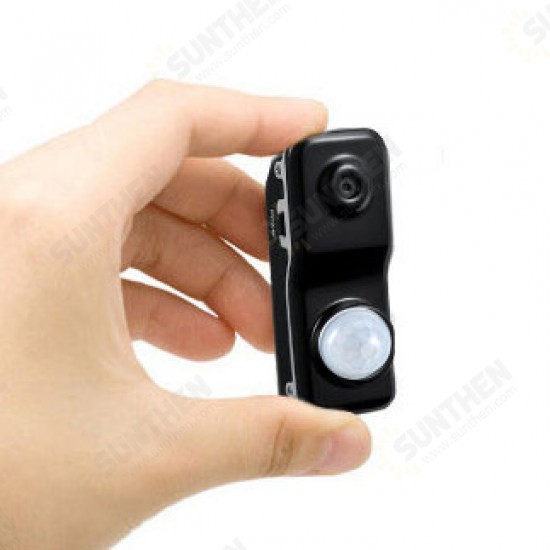 V9 480P Mini Vlog Camera Human Body Induction Drive Recorder Police Camera Wearable Body Camera