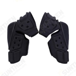 1 Pair Outdoor Moto Knee Pad Motorcycle Bicycle Black Protector Pads Knee Protective Guards 1 Pair Outdoor Moto Knee Pad Motorcycle Bicycle Black Protector Pads Knee Protective Guards