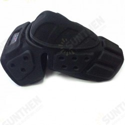 1 Pair Outdoor Moto Knee Pad Motorcycle Bicycle Black Protector Pads Knee Protective Guards 1 Pair Outdoor Moto Knee Pad Motorcycle Bicycle Black Protector Pads Knee Protective Guards