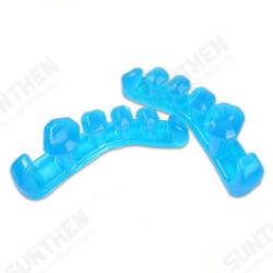 1 Pair Silicone Gel Toes Bunion Separator Protector Corrector Hallux Valgus 1 Pair Silicone Gel Toes Bunion Separator Protector Corrector Hallux Valgus