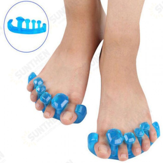 1 Pair Silicone Gel Toes Bunion Separator Protector Corrector Hallux Valgus