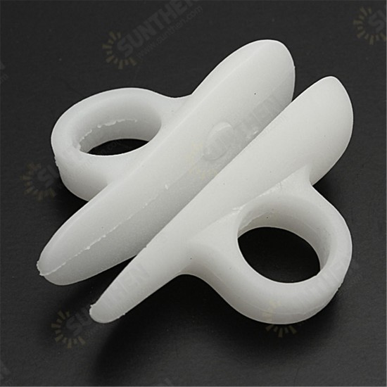 1 Pair Soft Gel Toe Correction Separator Toe Claw-like Mallet Toes Straightener Claw Relief Corrector Aid