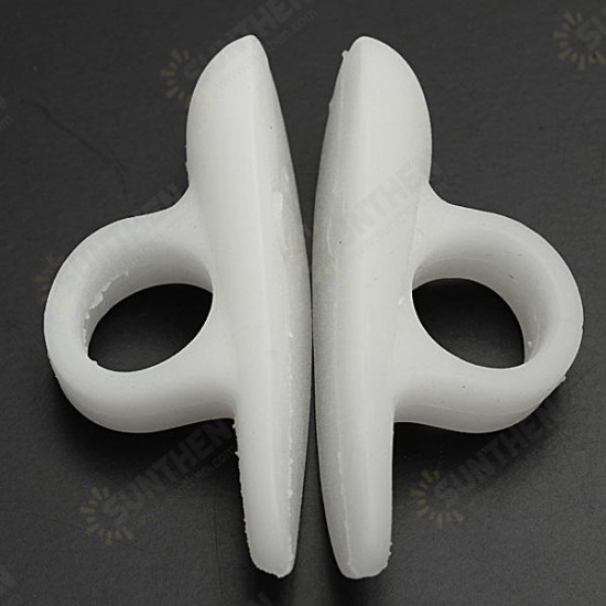 1 Pair Soft Gel Toe Correction Separator Toe Claw-like Mallet Toes Straightener Claw Relief Corrector Aid