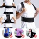 1 Pcs 102cm Adjustable Back Support Belt Back Posture Corrector Shoulder Lumbar Spine Support Back Protector Size L