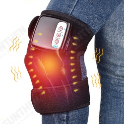 12W Electric Far Infrared Heating Knee Massager Adjustable Thermal Vibration Physiotherapy Instrument Knee Pad Vibration Massage Pain Relief Health Care Wireless 12W Electric Far Infrared Heating Knee Massager Adjustable Thermal Vibration Physiotherapy Instrument Knee Pad Vibration Massage Pain Relief Health Care Wireless
