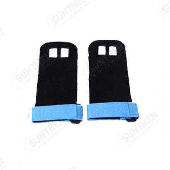 1Pair Crossfit Grips for Weight-lifting Hand Support Gymnastics Leather Palm Protectors Hand Guards