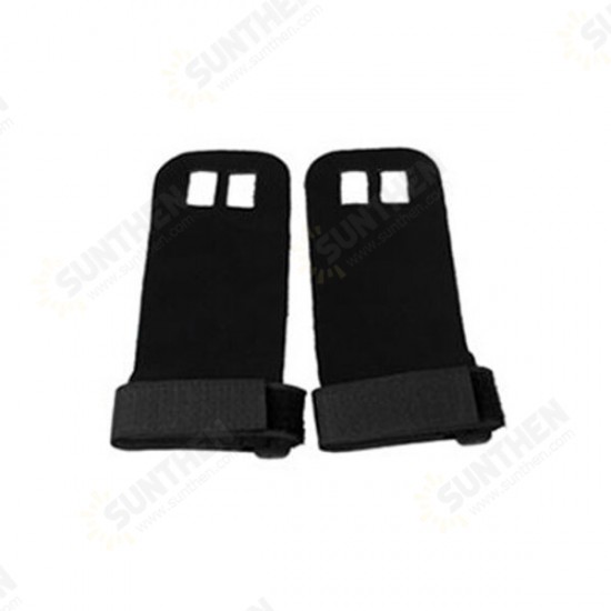 1Pair Crossfit Grips for Weight-lifting Hand Support Gymnastics Leather Palm Protectors Hand Guards