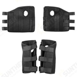 1Pair Right Left Hands Breathable Night Wrist Brace Sleep Support Carpal Tunnel Comfort Composite Fabric Wrist Splint Arthritis Sprain Gym 3 Straps Adjustable Metal Strip