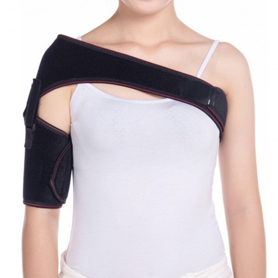 1Pcs Adjustable Shoulder Support Brace Fixing Strap Protector Sports Training Protective Gear