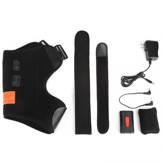 3 Modes Adjustable Heating Vibration Shoulder Support Brace Upper Arm Belt Wrap Sports Care Single Shoulder Neoprene Guard Strap