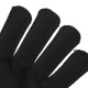 5 Pairs Of 5 Level Anti-Cutting Gloves Stainless Steel Wire Safety Work Hands Protector Cut Proof