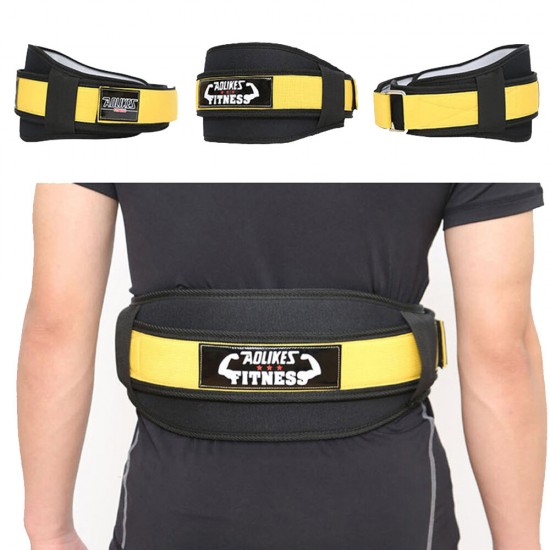 Waist Trainer Weightlifting Squat Training Lumbar Support Band Sport Powerlifting Belt Fitness Gym Back Waist Sports Belt