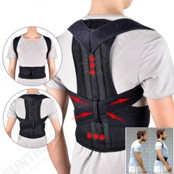 Adjustable Back Support Belt Back Posture Corrector Shoulder Lumbar Spine Support Back Protector