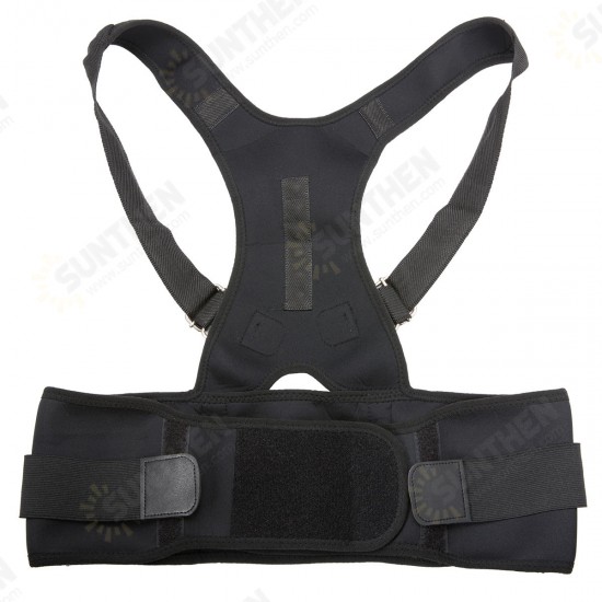 Adjustable Back Support Shoulder Posture Pain Relief Correctorbelt Strap Lumbar Spine Support Back Protector