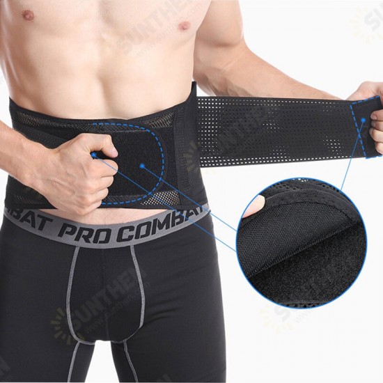 Adjustable Sport Protection Waist Support Belt Medical Double Banded Lumbar Back Brace Fitness Belt Waist Trainer