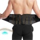 Waist Support Lumbar Sports Safety Brace Belt with Metal Spring Strip for Gym Fitness Weightlifting Protector Injury Pain Relief