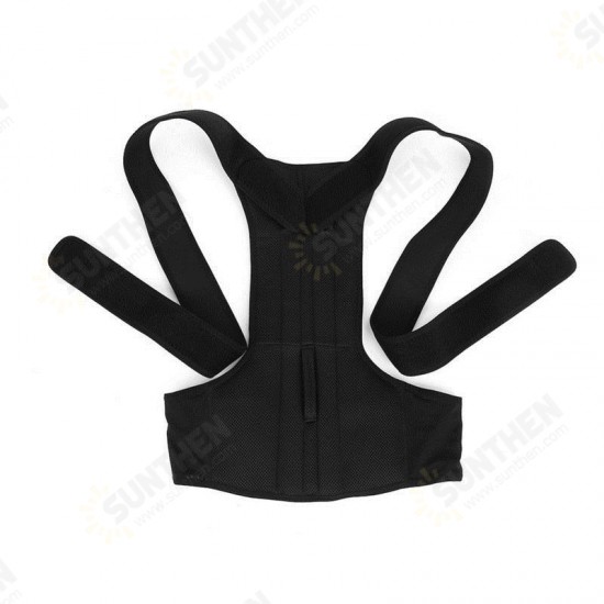 Back Support Protection Back Shoulder Posture Pain Relief Corrector Belt Strap Reinforcement Orthosis Support Fixation Belt Humpback Correction