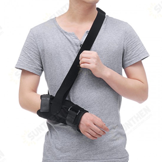 Breathable Adjustable Wrist Support Wrist Brace Wrist Joint Fixation Sprain Protector Medical Protector-Right Hand S/M/L