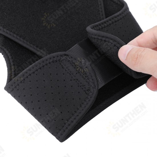 Shoulder Protector Adjustable Sports Single Shoulder Support Belt Elasticity for Pain Relief