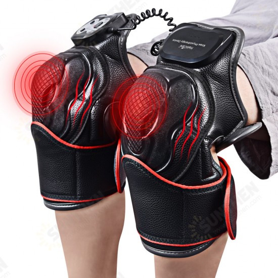 Heat Therapy Knee Massager Relieve Arthritis Pain Knee Joint Brace Support Vibration High Frequency Foot Leg Massage Relaxation