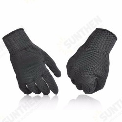 1 Pair Of 5 Level Anti-Cutting Gloves Stainless Steel Wire Safety Work Hands Protector Cut Proof 1 Pair Of 5 Level Anti-Cutting Gloves Stainless Steel Wire Safety Work Hands Protector Cut Proof