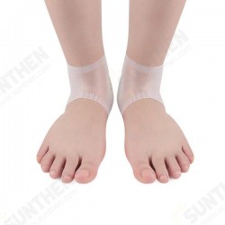 1 Pair Silicone Heel Cover Foot Support Protective Pain Relief Breathable Foot Skin Care 1 Pair Silicone Heel Cover Foot Support Protective Pain Relief Breathable Foot Skin Care