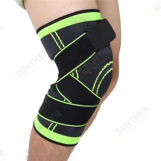 1Pcs 3D Weaving Knee Brace Breathable Sleeve Support for Running Jogging Sports