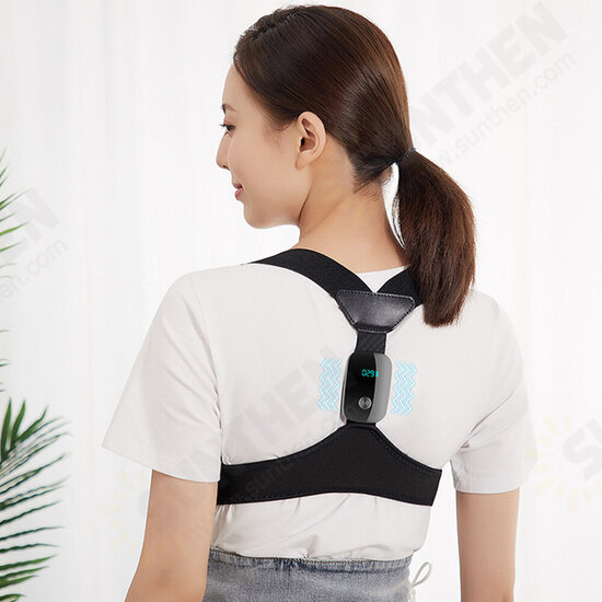 Smart Posture Corrector HD LCD Display 400mAh USB Charging Correct Hunchback Back Support Trainer