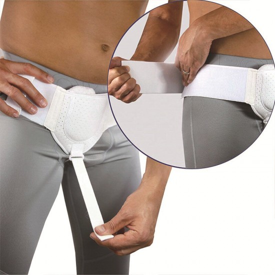 Medical Hernia Guard Inguinal Hernia Belt For Men Left or Right Side Post Surgery Inguinal Hernia Support Truss For Inguinal Groin Hernias Adjustable Waist Strap