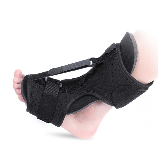 Foot Drop Orthosis with Fitness Ball Adjustable Plantar Fasciitis Night Splint Brace Support Night Splints Pain Relief Ankle Support